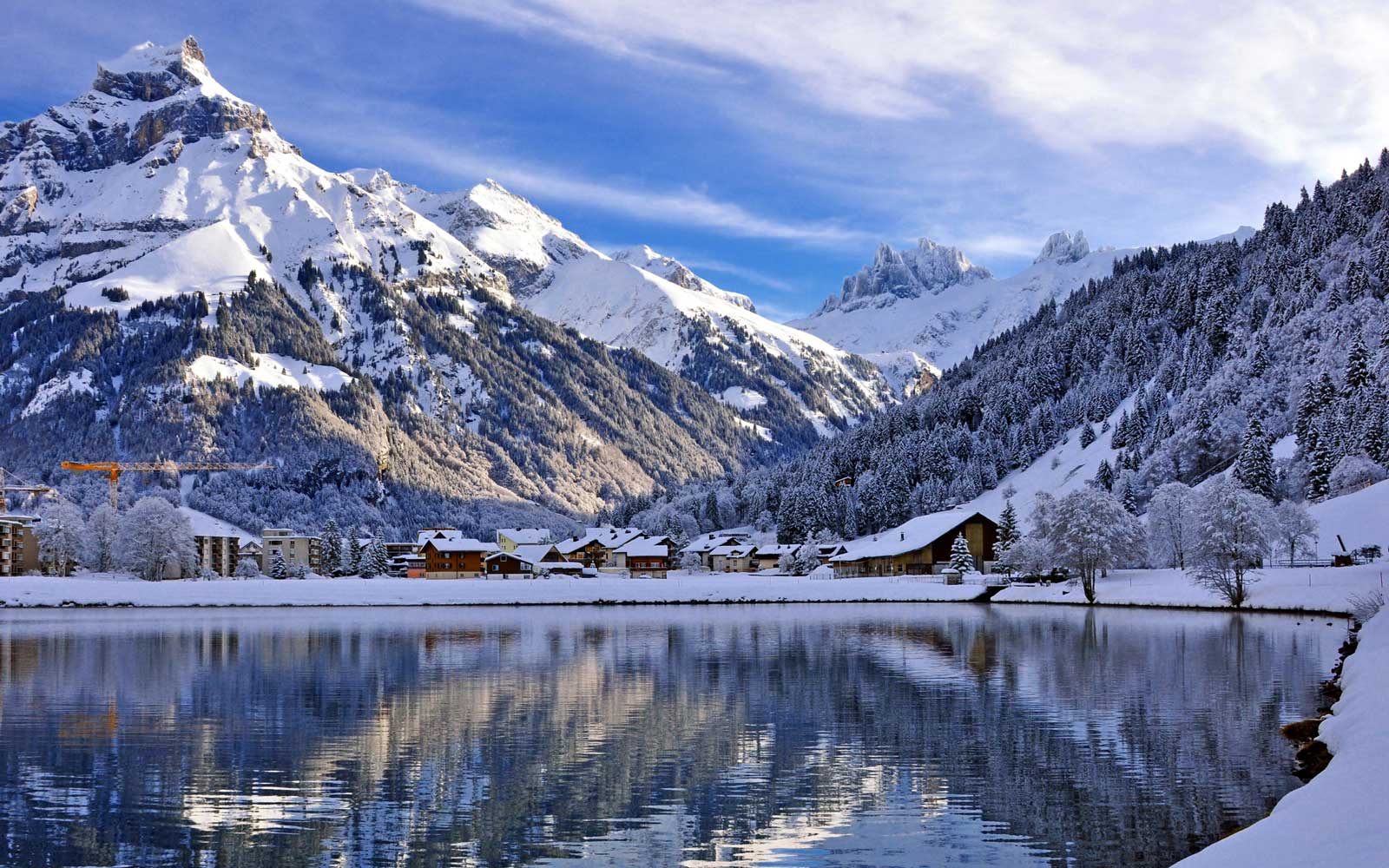 Энгельберг Швейцария зимой