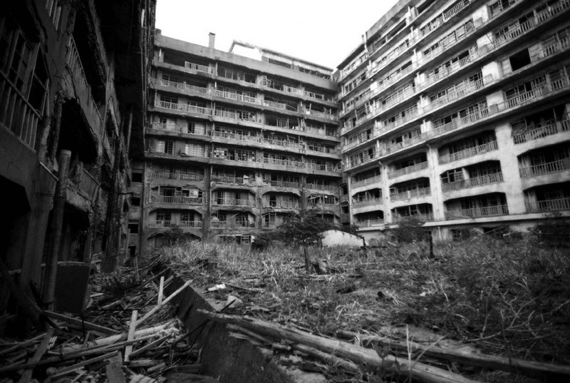 Город-призрак Хашима, Япония