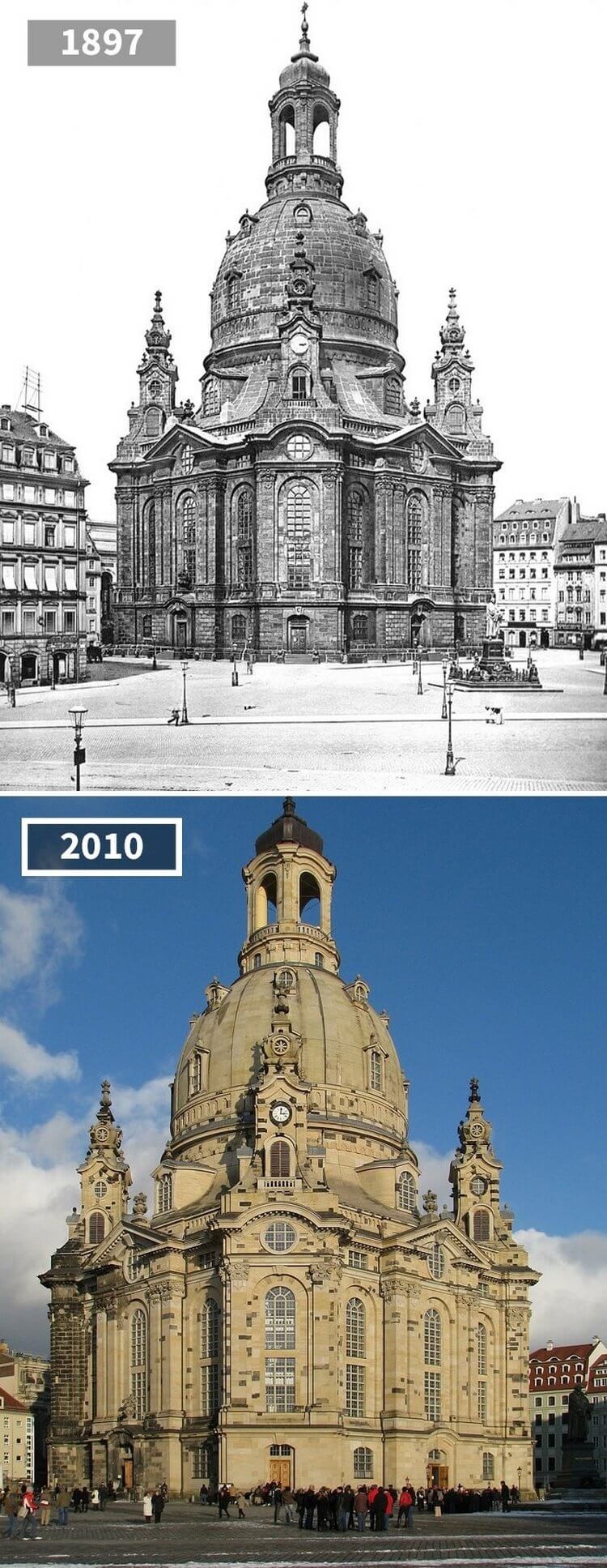Фрауэнкирхе, Дрезден, 1897 — 2010