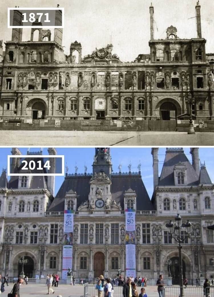 Мэрия Парижа, Франция, 1871 — 2014