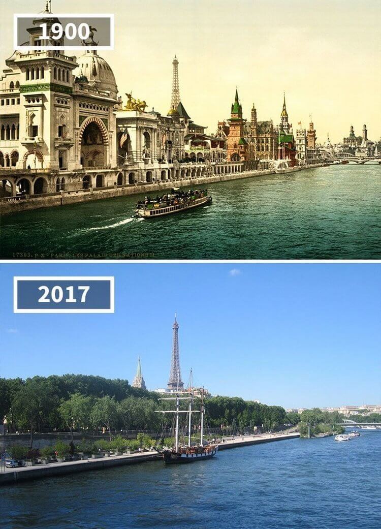 Набережная наций, Париж, 1900 — 2017